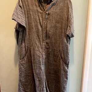 Acacia women’s linen romper